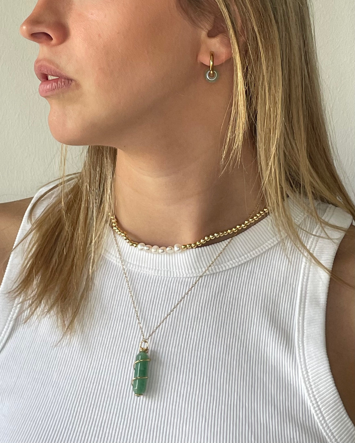 Schmuckset "Grüne Jade"