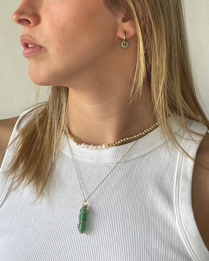 Schmuckset "Grüne Jade"