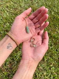 Schmuckset "Grüne Jade"