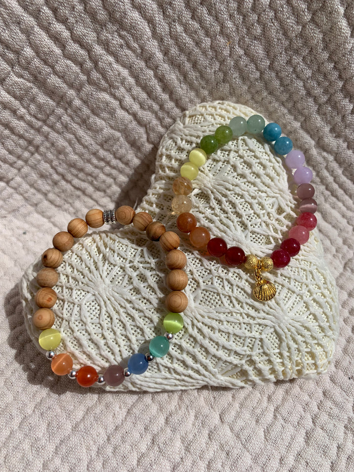 Perlenarmband "Farbenfroh"