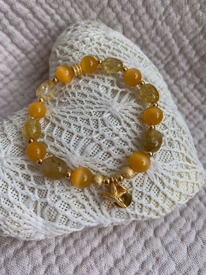 Perlenarmband "Sunshine"