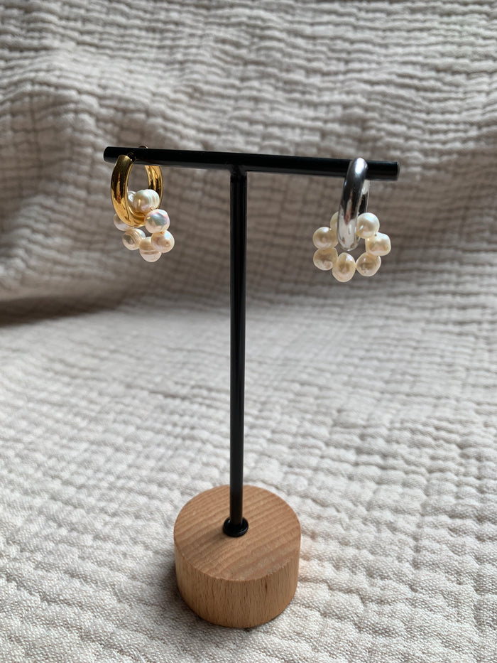 Creolen "pearl circle"