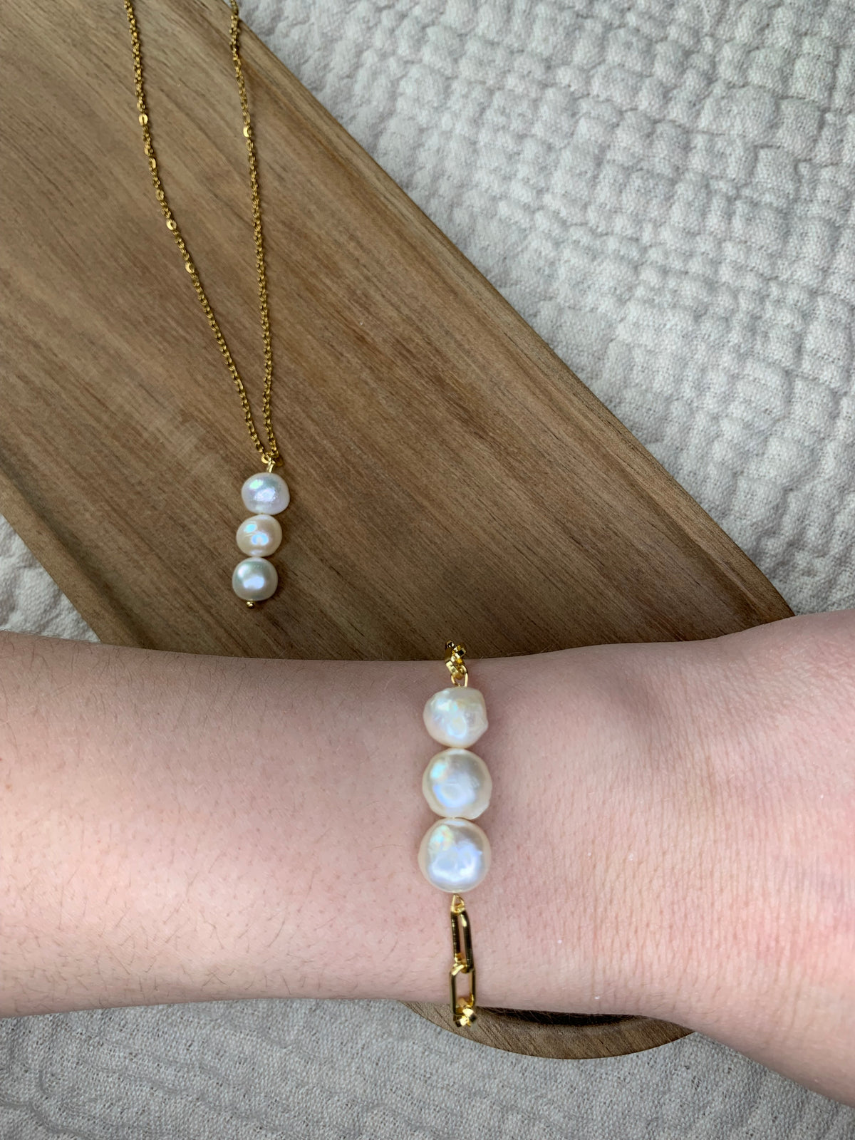 Kette "Trio Pearls"