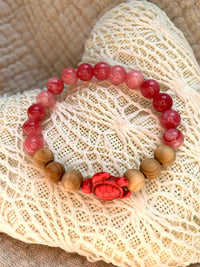 Perlenarmband "Pink Turtle"