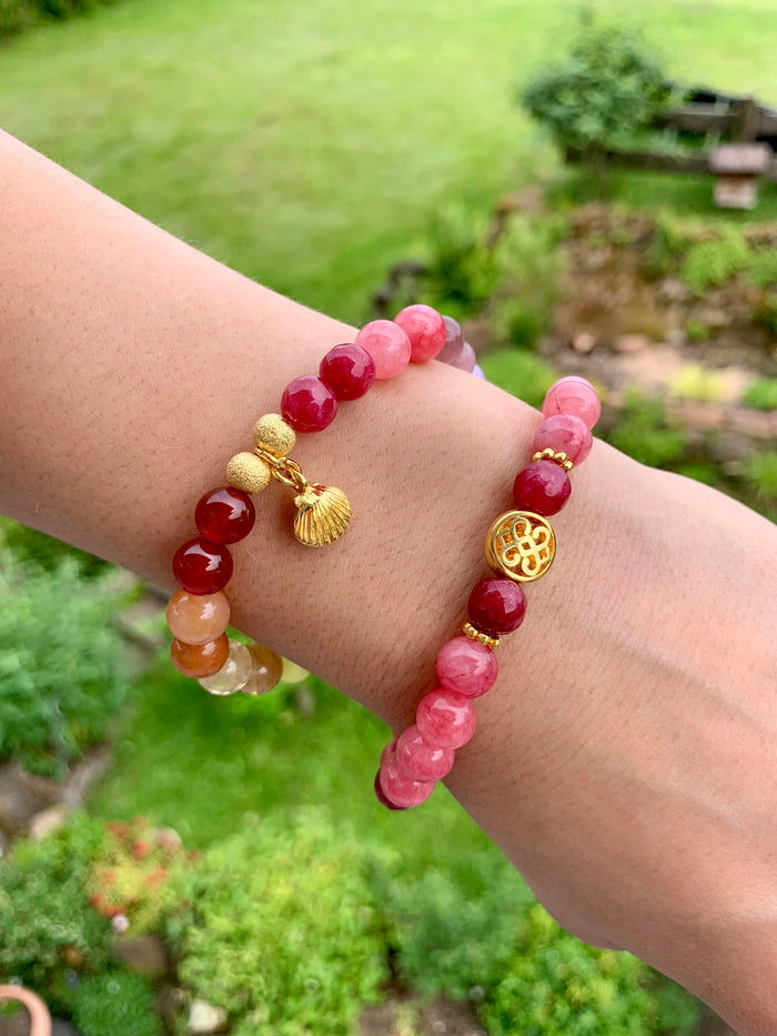 Perlenarmband "Rose"